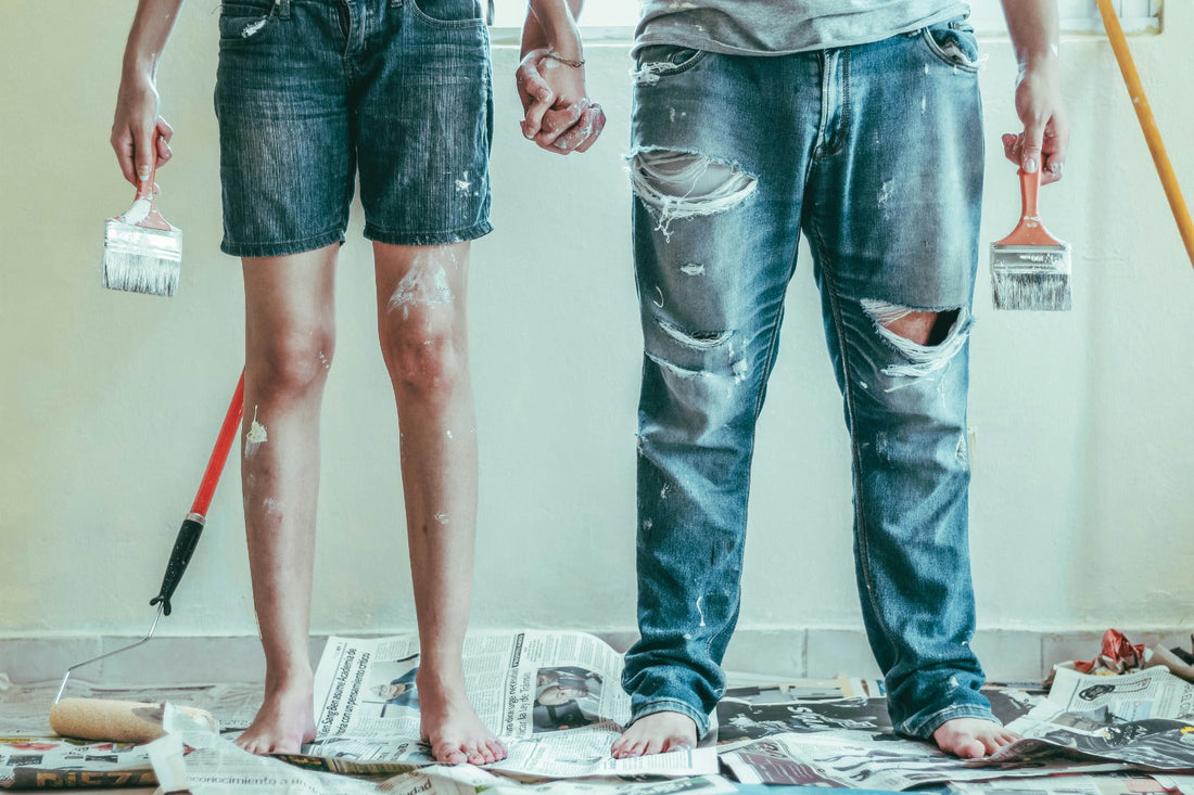 Messy paint. diy in home improvement is one thing, but in business we often need to delegate and hire experts.