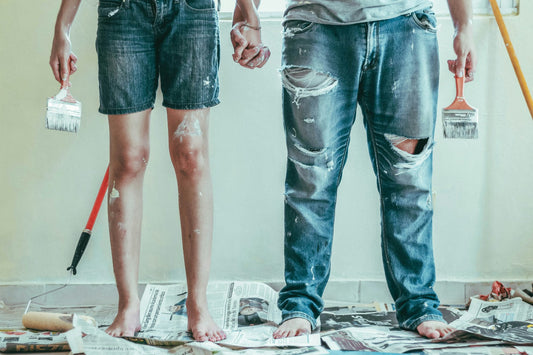 Messy paint. diy in home improvement is one thing, but in business we often need to delegate and hire experts.