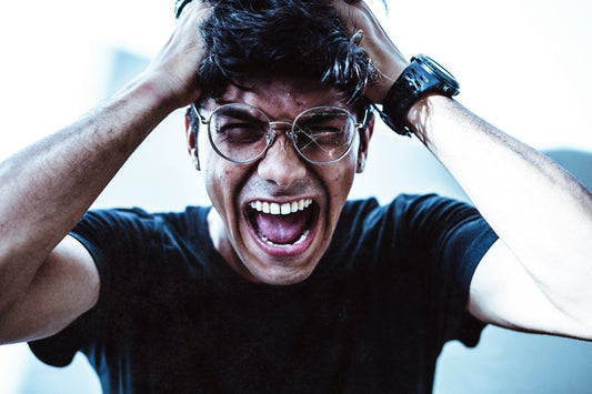 Image of frustrated founder learning how to sell by understanding buyer psychology